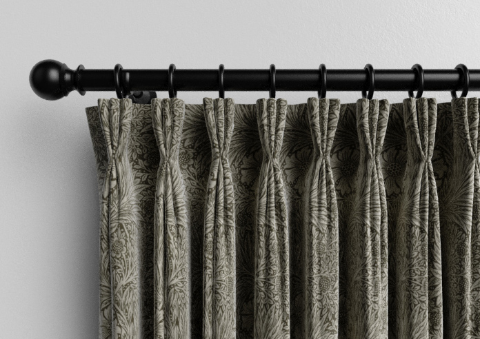 William Morris At Home Marigold Velvet, Iron - Made to Measure Curtains - Image 11